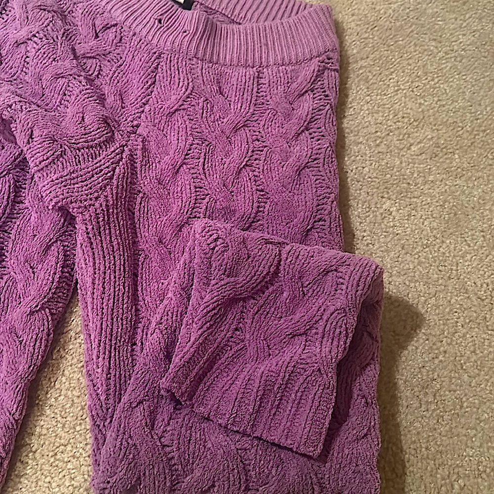 Sweater pajama pants